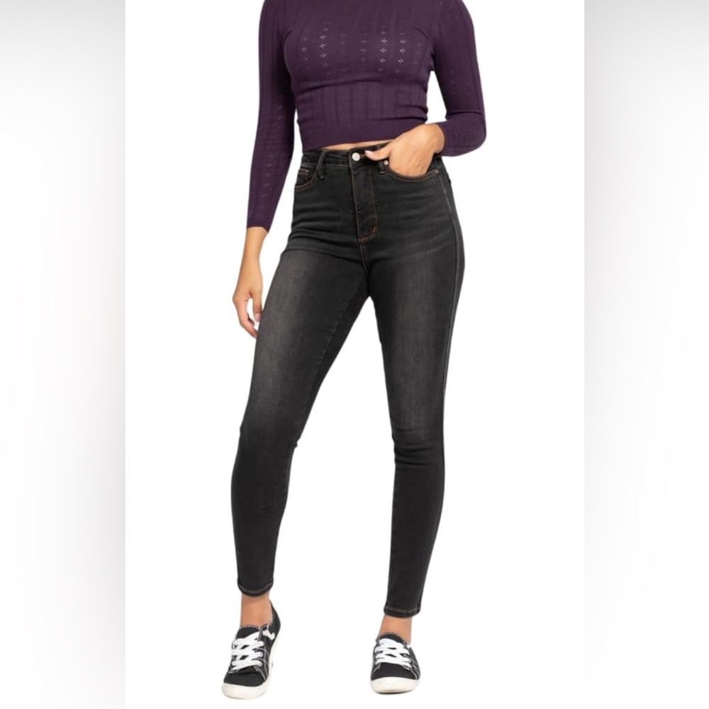 Judy Blue Black Tummy Control Skinny Jeans
